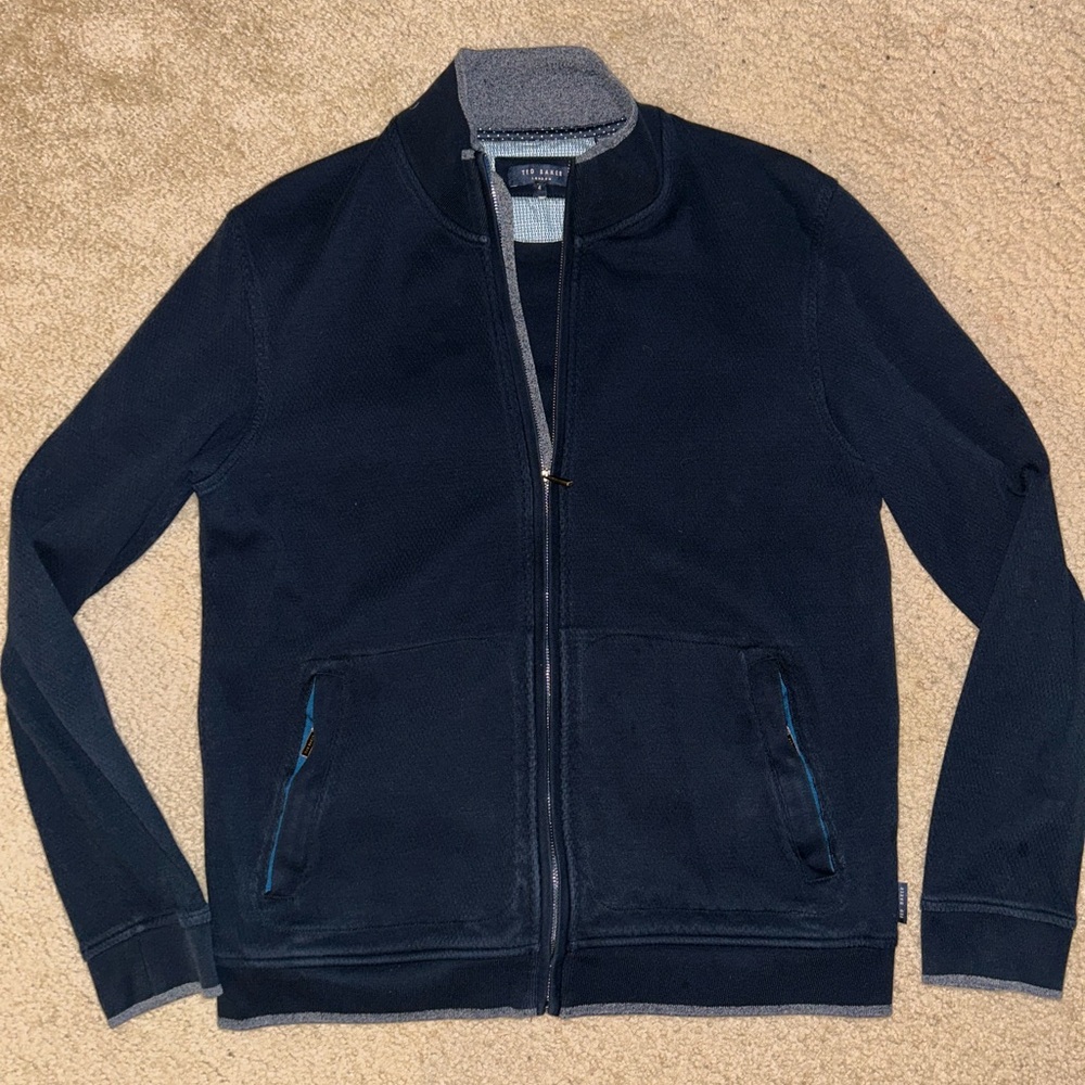 Ted Baker Men's Navy Blue Sweater
